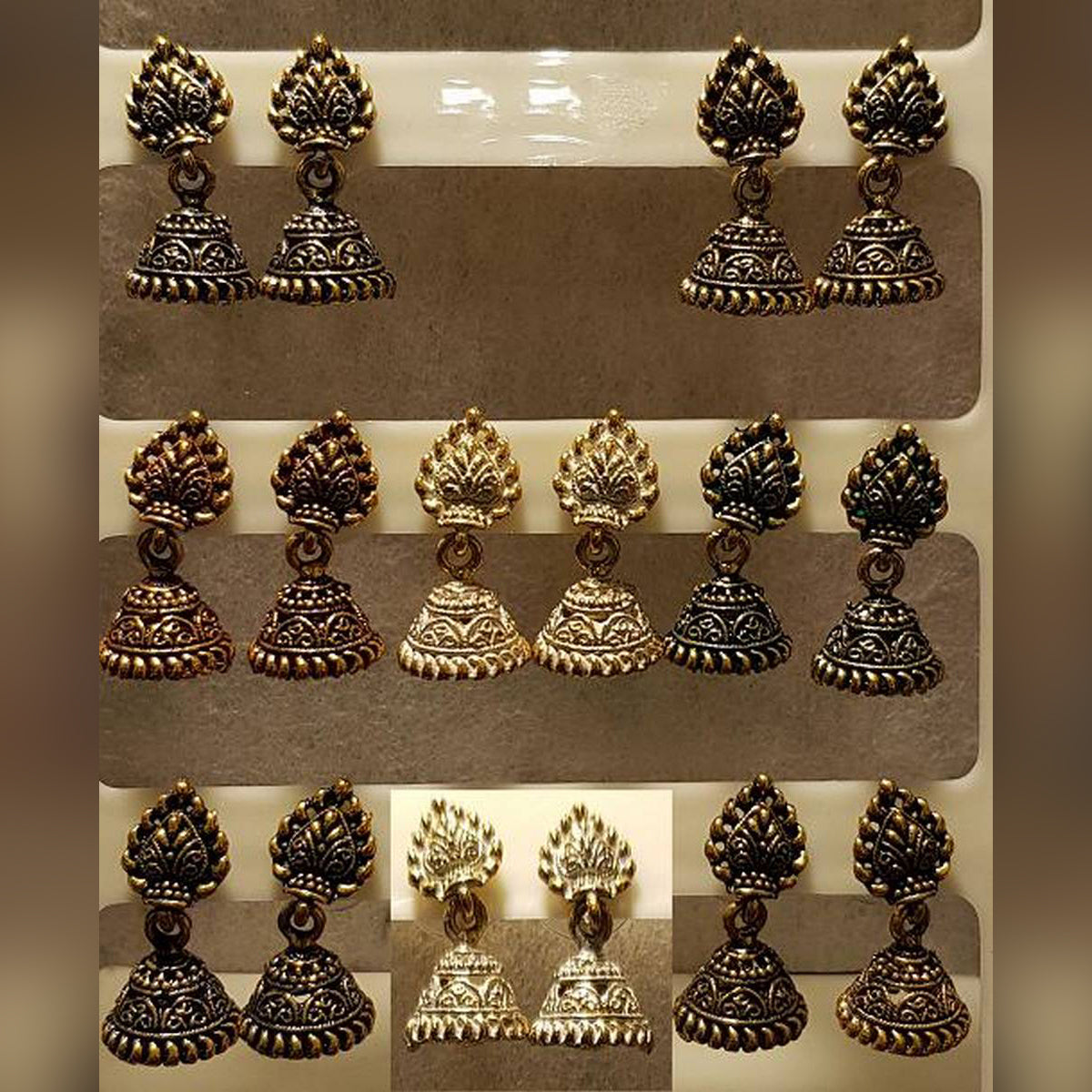 Trendy Small Pair Jhumki Earring Light Weight Drop Earring – Accessories Online in Pakistan | Hanaya