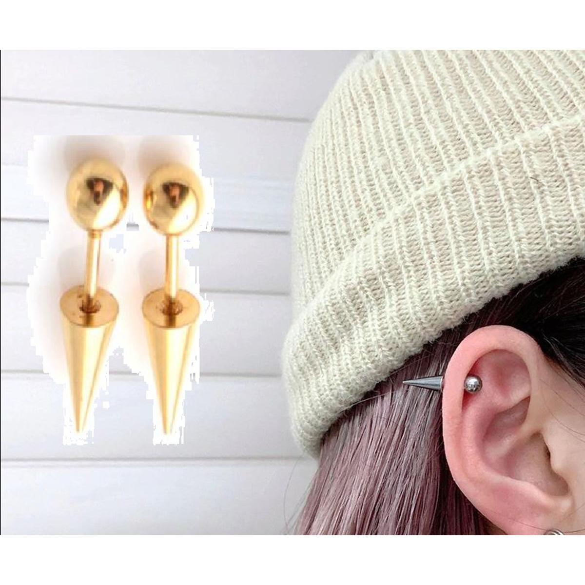 Premium 2 Pieces 1.2MM (16G) Cartilage Piercing Ball Spike Earrings – Lifestyle – Buy Earrings Pakistan | Hanaya