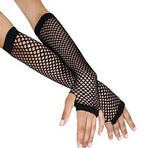 Fashionable Party Fishnet Lace Elasticity Fishnet Gloves Mittens Ladies Gloves Women Gloves Gloves Fingerless - image 2