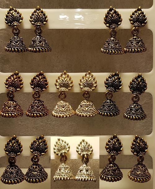 Trendy Small Pair Jhumki Earring Light Weight Drop Earring – Close Up – Accessories | Hanaya Pakistan