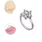 Piercing 0 8mm Clicker Nose Ring Nostril Body Royal Classy Jewelry – Image 2 of 3