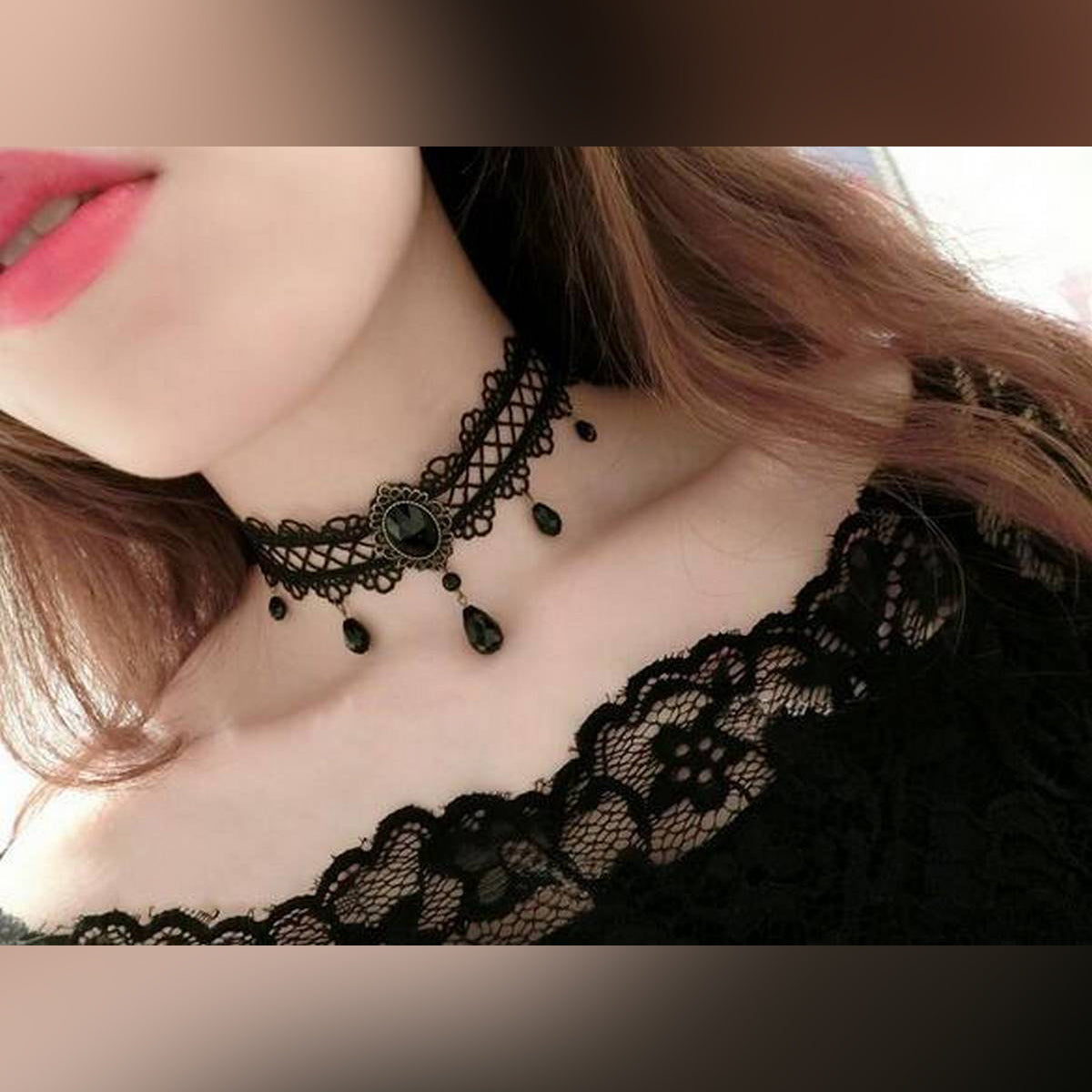 Classy Trendy Elegant Royal Choker Multi Layered Necklace – Accessories Online in Pakistan | Hanaya