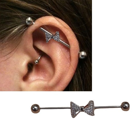 Affordable Steel 40mm Ear Plug 16G 1.2mm Barbell Piercing Industrial Cartilage Ear Jewelry for Every Ear – Earrings Online...