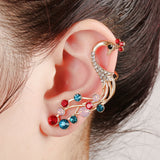 Golden Pair Right & Left Trendy Ear Cuff Butterfly Tassel Chain – Image 2 of 3