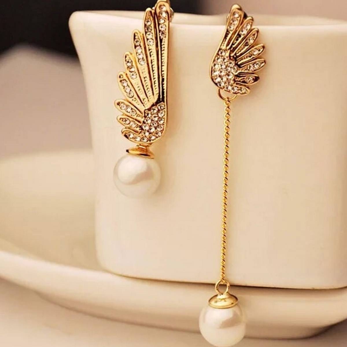 Elegant Gemetric Tassel Trendy Classy Elegant Earring – Earrings Online in Pakistan | Hanaya