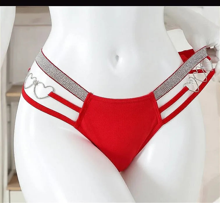 High Premium One Size Quality Heart Design Panty Underwear G String Pearl Panties Underwear Underpants Lingerie for Girls Women Ladies Female – Lingerie Bra Set Ladies Undergarments Pakistan | Hanaya Store