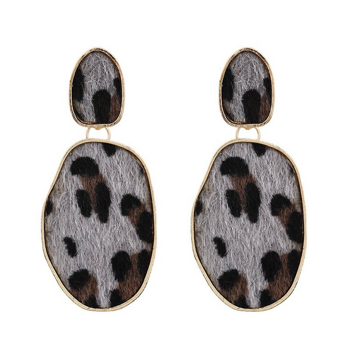 High Quality 6.2cm Leopard Style Classy Royal Party Long Trendy Earring - Hanaya Store