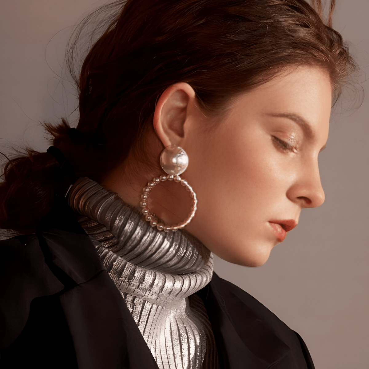High Quality Big Exquisite Elegant Stylish Earring – Earrings Online in Pakistan | Hanaya