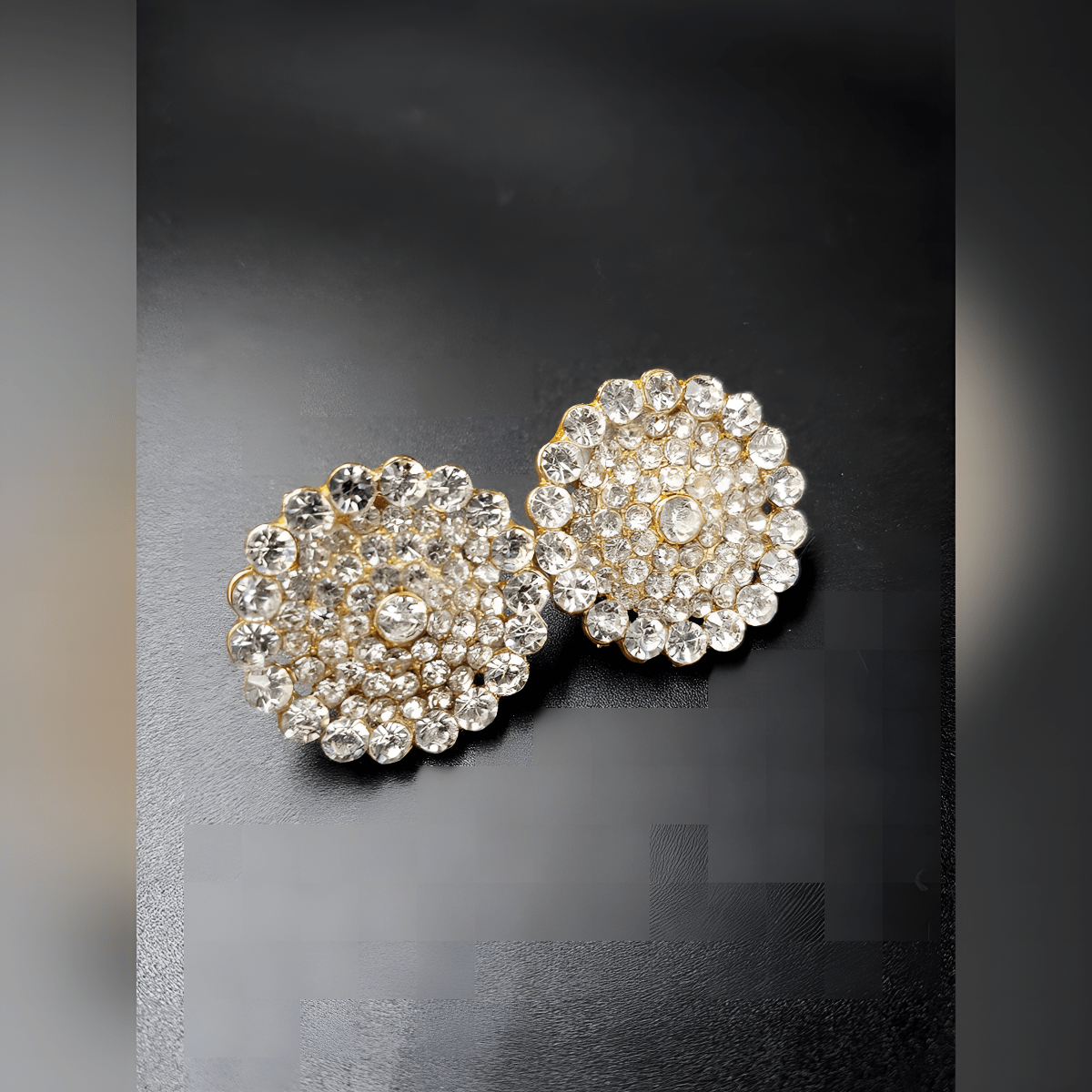High Quality Classy Royal Fully Round Crystal Trendy Earrings - Hanaya Store