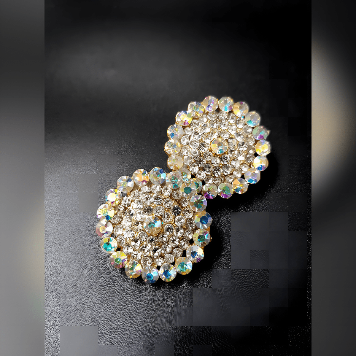 High Quality Classy Royal Fully Round Crystal Trendy Earrings - Hanaya Store