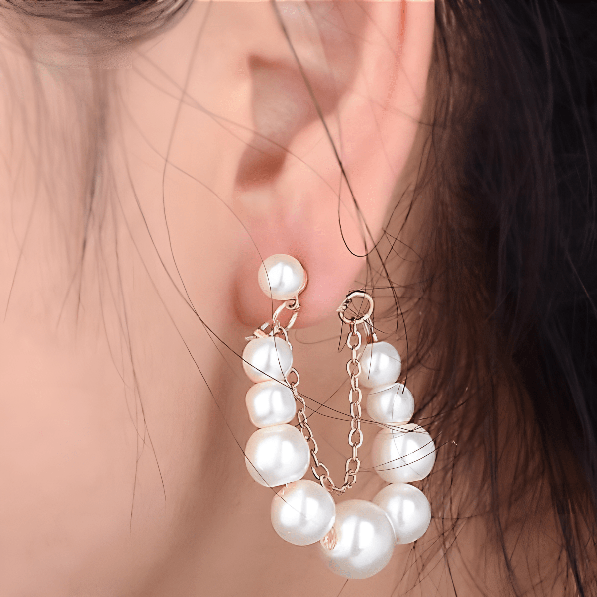 High Quality Classy Wedding Trendy Hoop Earrings - Hanaya Store