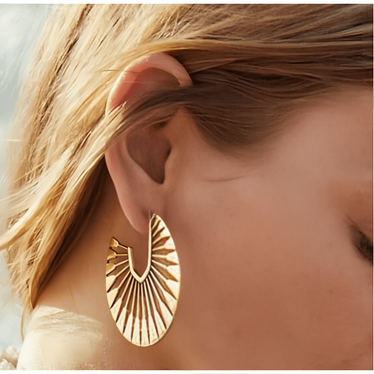 High Quality Hoop Elegant Stylish Fashionable Earring - Hanaya Store