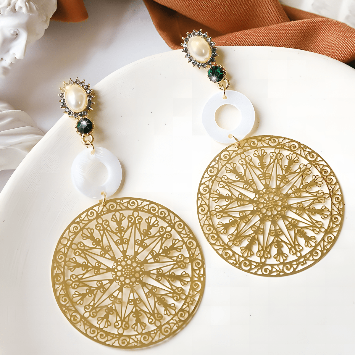 High Quality Laser Cutting Tassel Party Wedding Trendy Earring - Hanaya Store