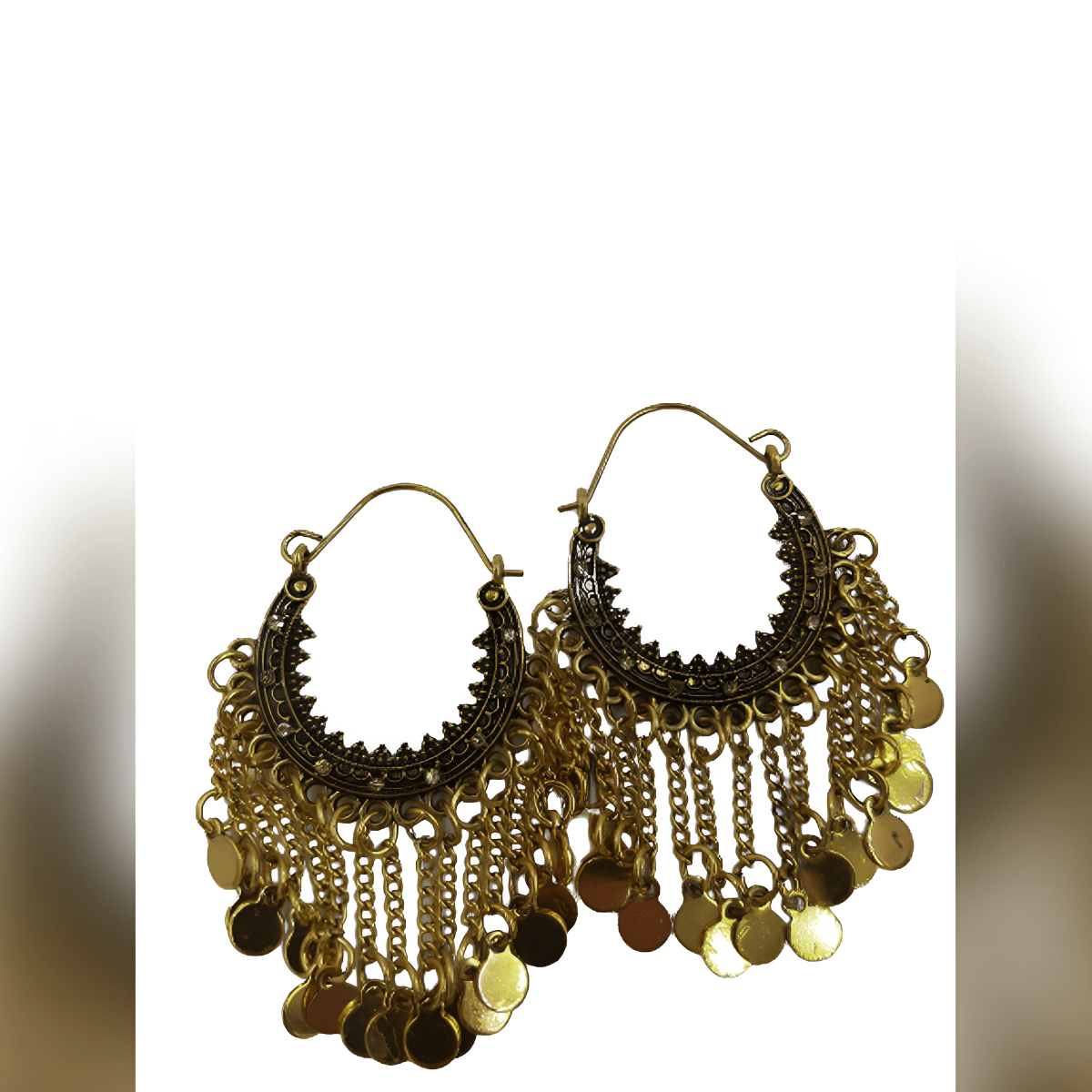 High Quality Tassel Jhumki Vintage Rough Elegant Stylish Earrings - Hanaya Store