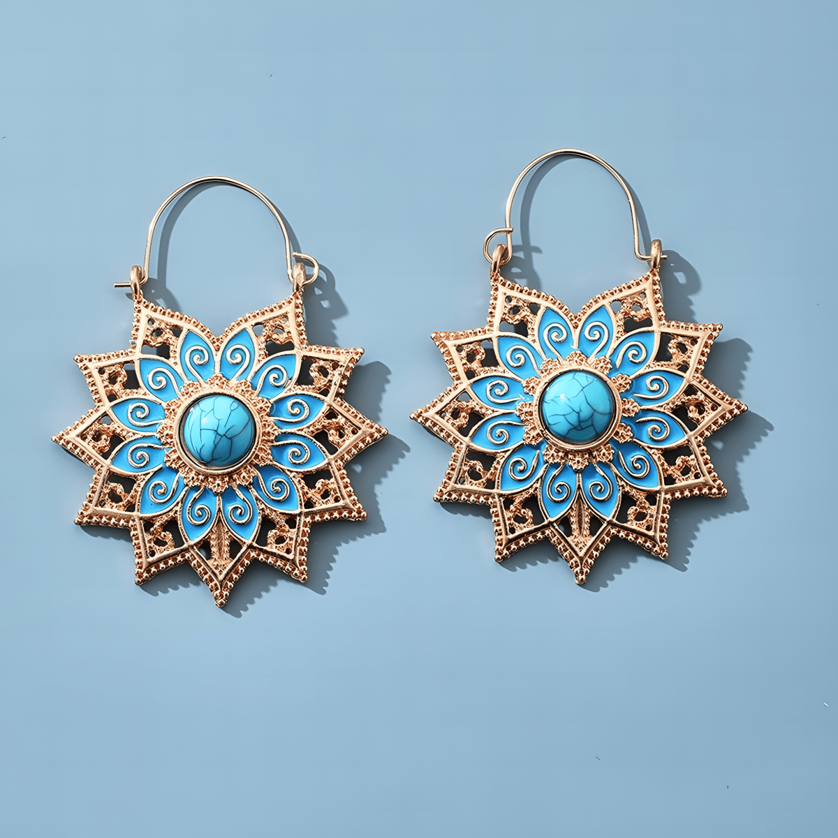 High Quality Turkish Big Antique Exquisite Elegant Stylish Earring - Hanaya Store