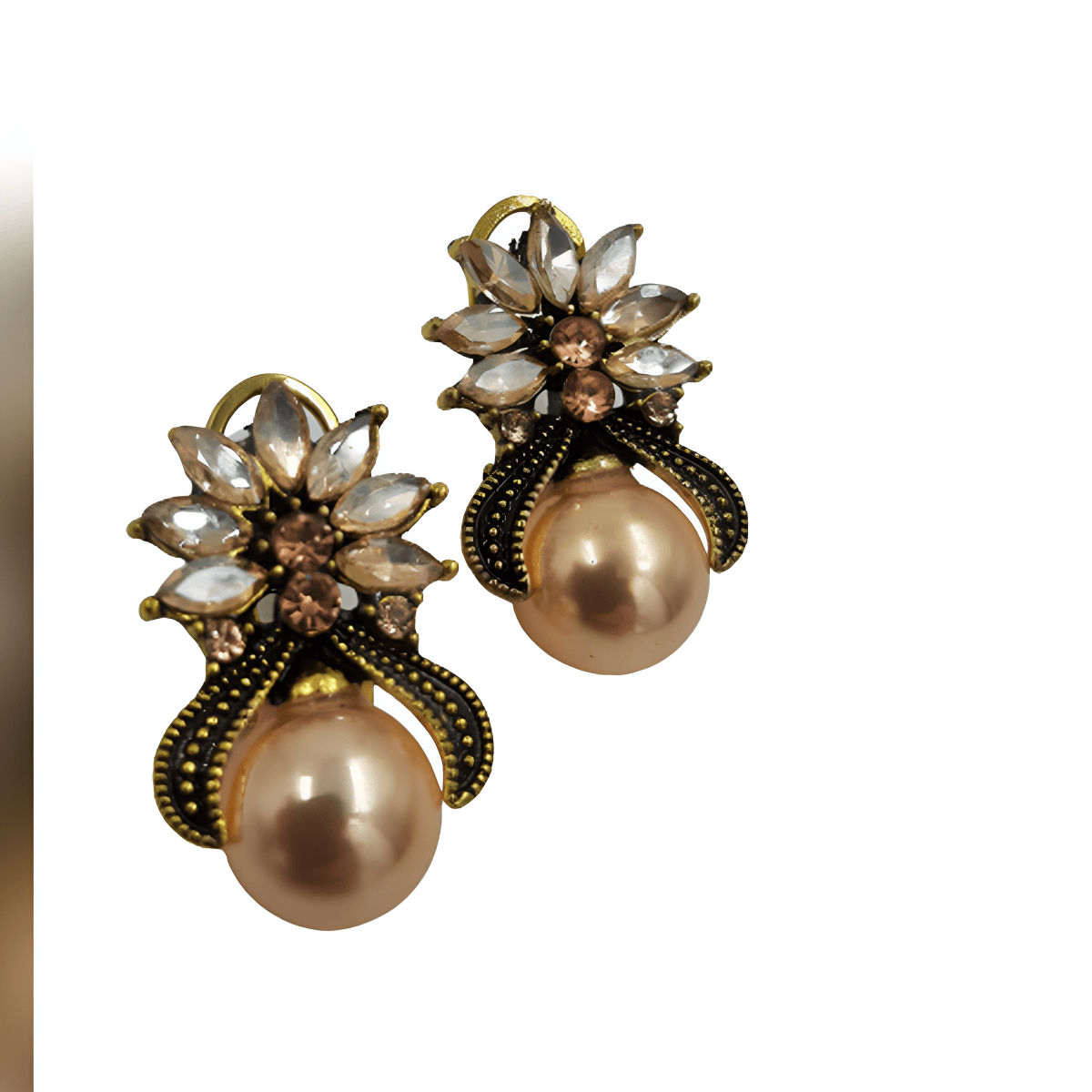 High Quality Vintage Rough Elegant Stylish Earrings for Parties – Earrings Online in Pakistan | Hanaya