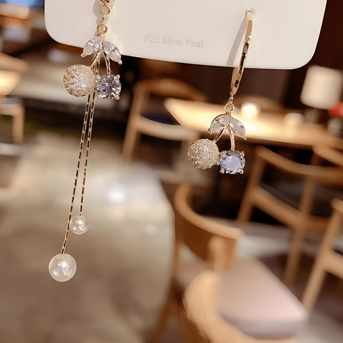 Irregular Cartoon Crystal Earrings – Elegant & Trendy Jewelry for Girls - Hanaya Store
