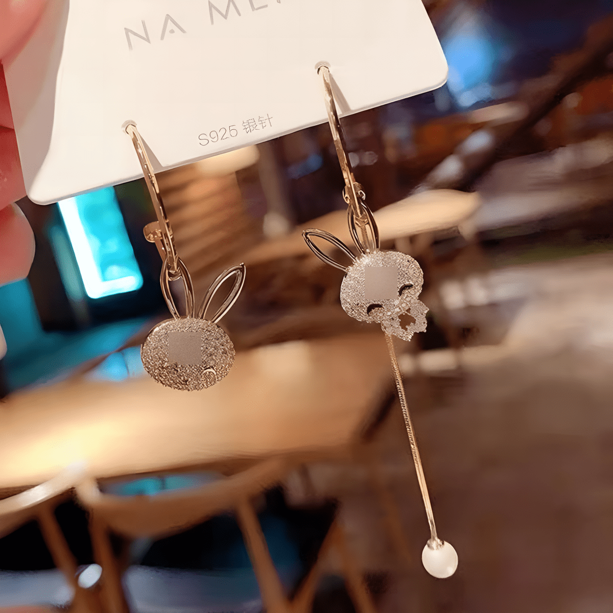 Irregular Cartoon Crystal Earrings – Trendy & Elegant Jewelry for Girls - Hanaya Store
