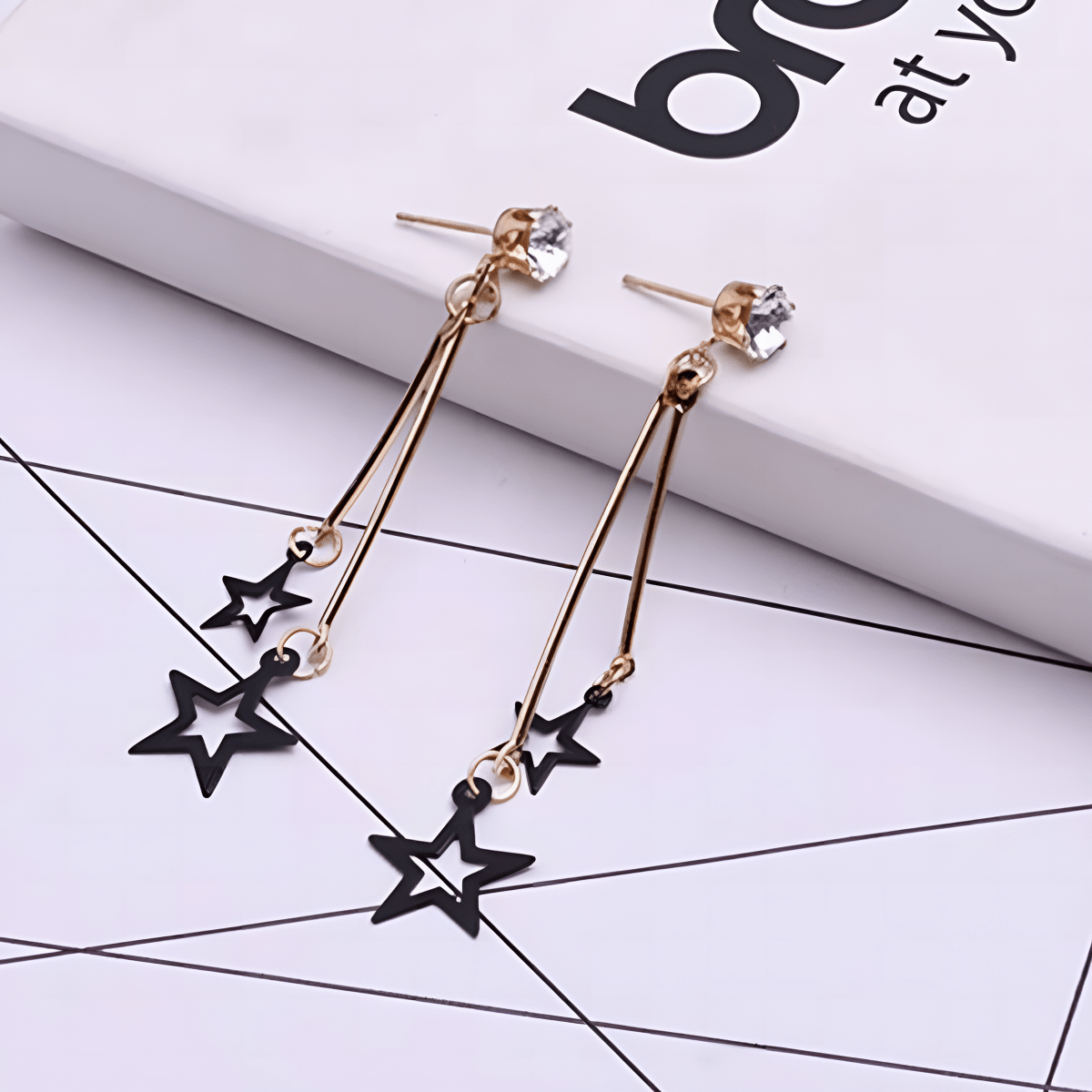 Jewelry Bohemian Style The Star The Tassel of The Droplets Earring - Hanaya Store