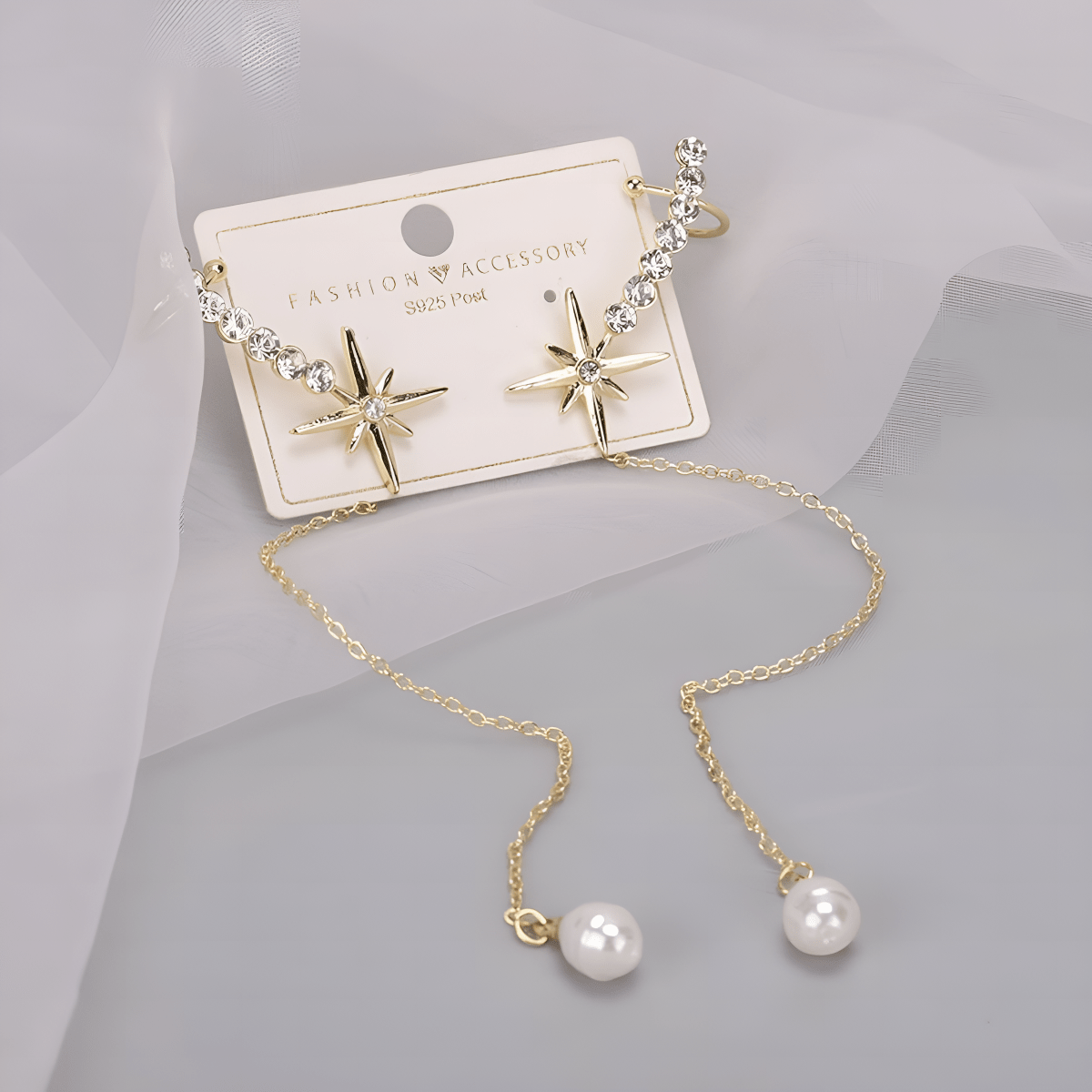 Korean Tassel Ear Cuff Style &Elegant Stylish Earring - Hanaya Store