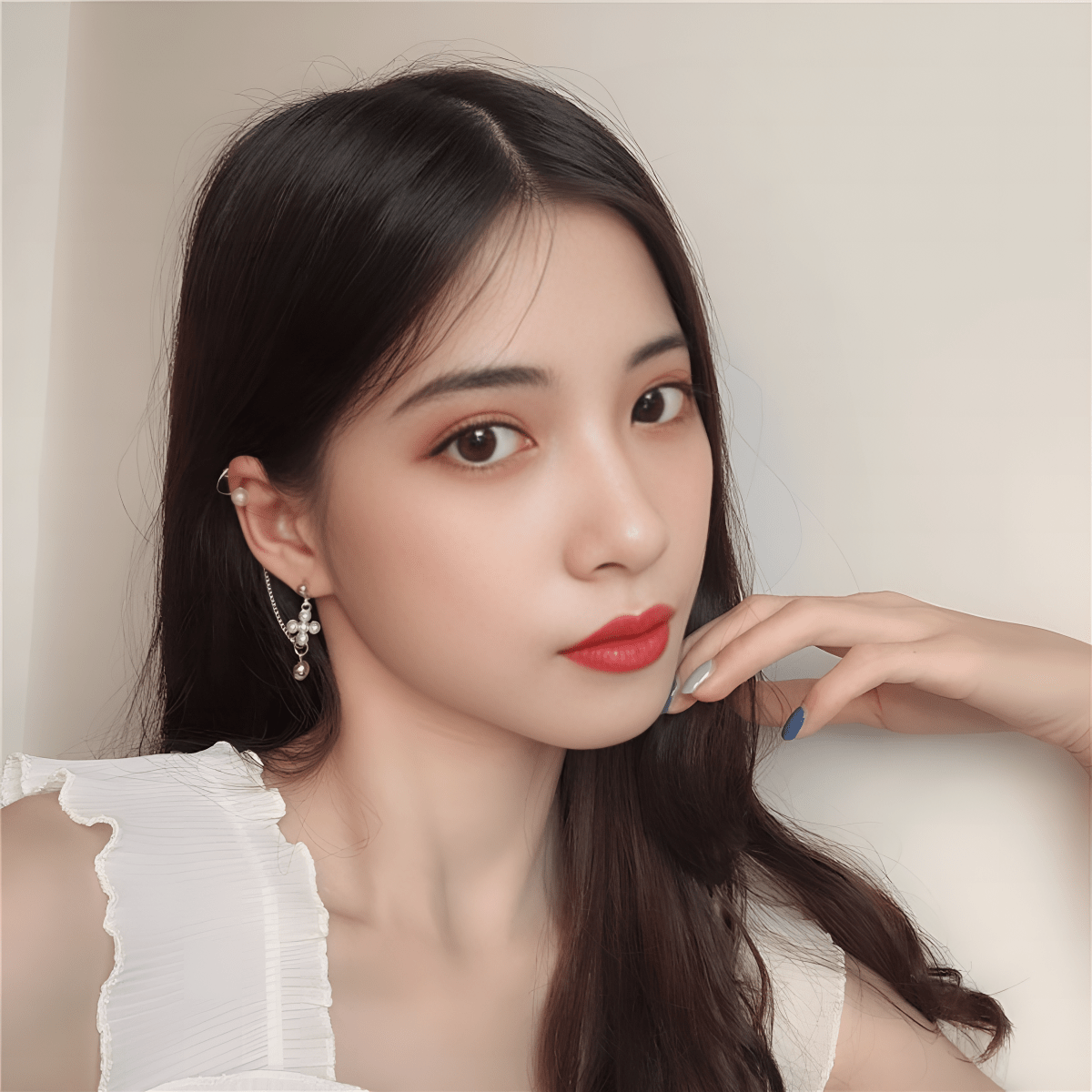 Korean Trendy Silver Pair High Class Elegant Ear Cuff Earring - Hanaya Store