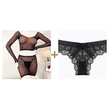 Lingerie & Panty Bundle – Bodycon Mini Nightgown with Premium Panty - image 2