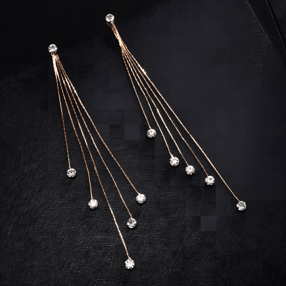 Long Tassel Classy Party Wedding Trendy Earring - Hanaya Store