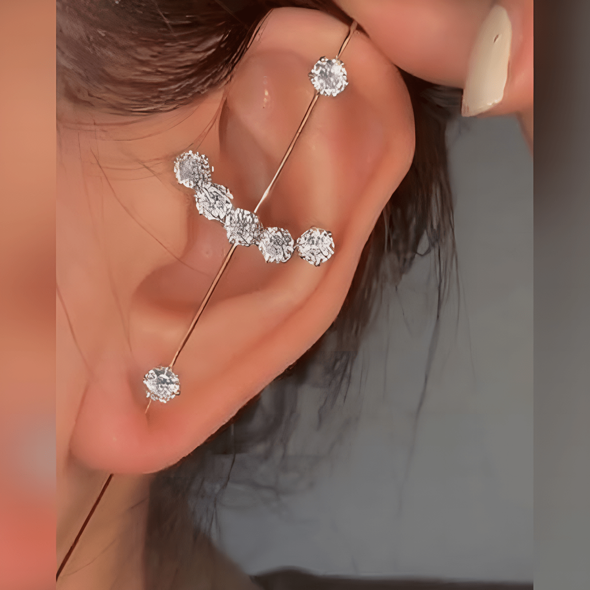 Luxury Needle Ear Wrap Hook Classy Royal Party Fashion Earrings - Hanaya Store