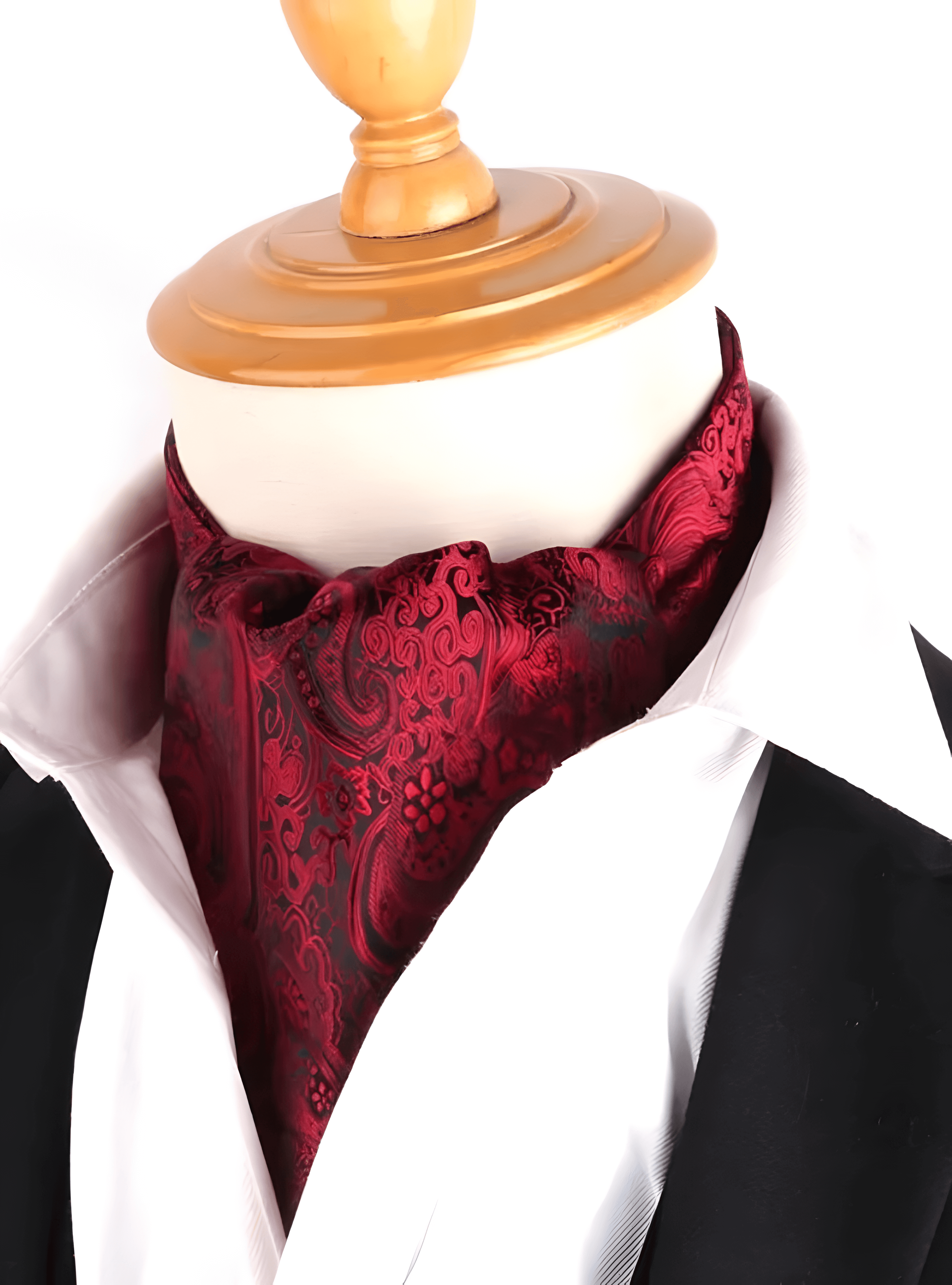 Silk Printed Men’s Neck Cravat, Bow Tie, Ascot Tie – Wedding & Formal Fashion Neckwear