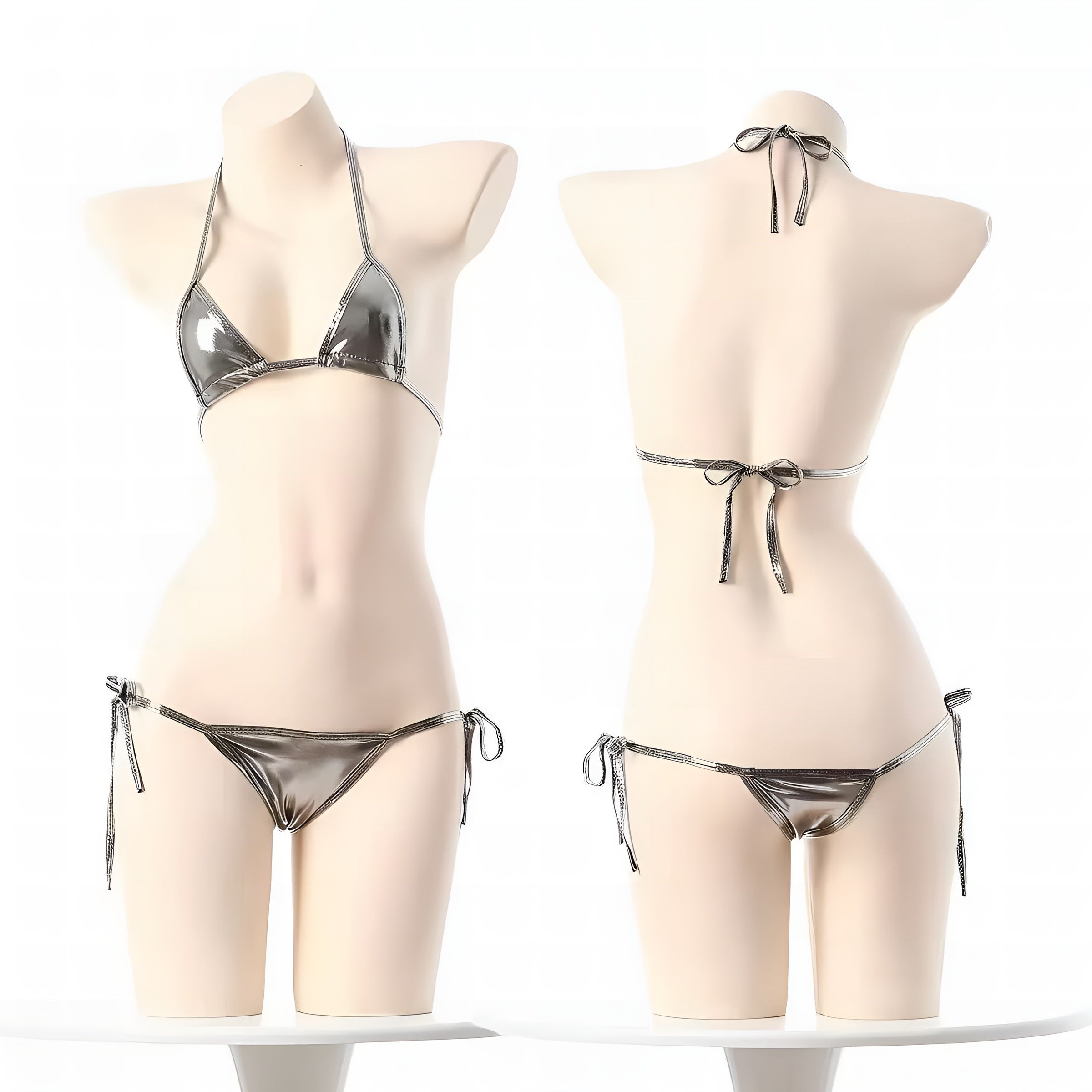 One Size (Fits:40-75 KGS) Bra set Lingerie Set Women Trendy Underwear Bikini Three-point Set