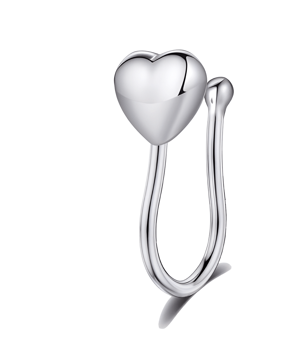 Non Piercing Clip On Thin Nose Pin Nostril Ring Elegant Body Jewelry - Hanaya Store