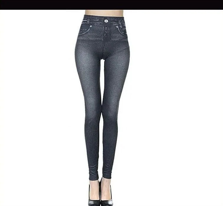 Not Jeans Leggings Woman Leggings High Waist Skinny Push Up Elastic Stretch 40 68kgs - image 2