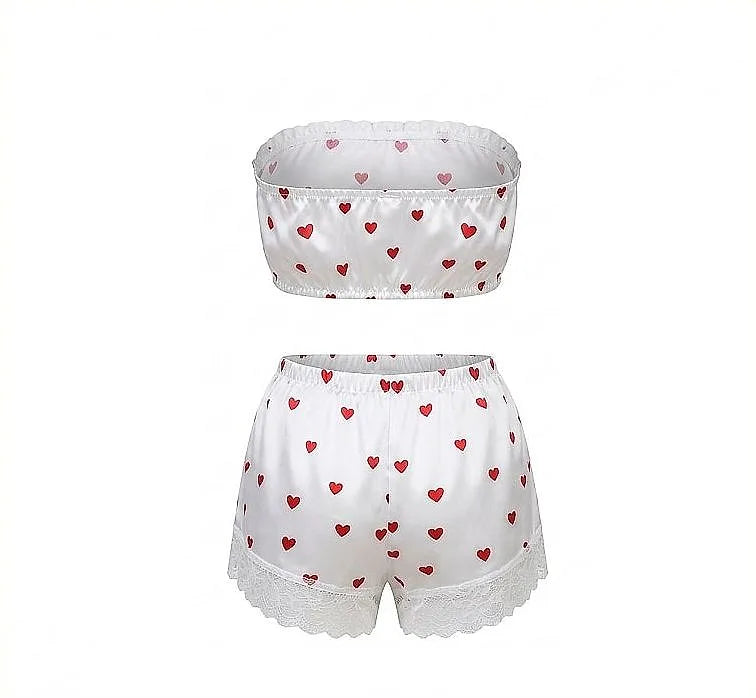 One Size Faux Silk Premium Quality Women Nightdress Bra Panty Lingerie Sleepwear Babydoll Chemise Lace - image 2