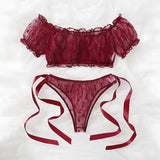 One Size (Fits:30-70 KGS) Premium Sleepwear Bridal Wear Bra Set Lingerie Set Women Underwear Bikini Three-point Set (weight:30-70 KGS) – Lingerie Bra Set Ladies Undergarments Pakistan | Hanaya Store