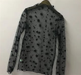 One Size Premium Quality Just Stars See Through Top Nightdress Love Bodycon Mini Dress Sleepwear Lingerie - image 2