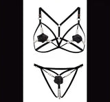 One Size Premium Quality Women Nightdress Bra Panty Lingerie Sleepwear Babydoll Chemise Lace Bralette - image 2