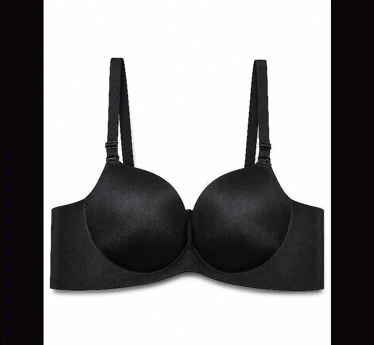 Padded Seamless Wireless Soft Bra Women's Bras Padded Seamless Wireless Soft Palm Pad Design Four Rows Of - image 2