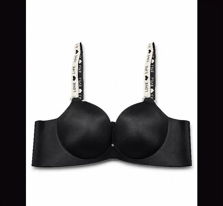 Padded Seamless Wireless Soft Bra Women's Bras Padded Seamless Wireless Strap Soft Palm Pad Design Four Rows - image 2