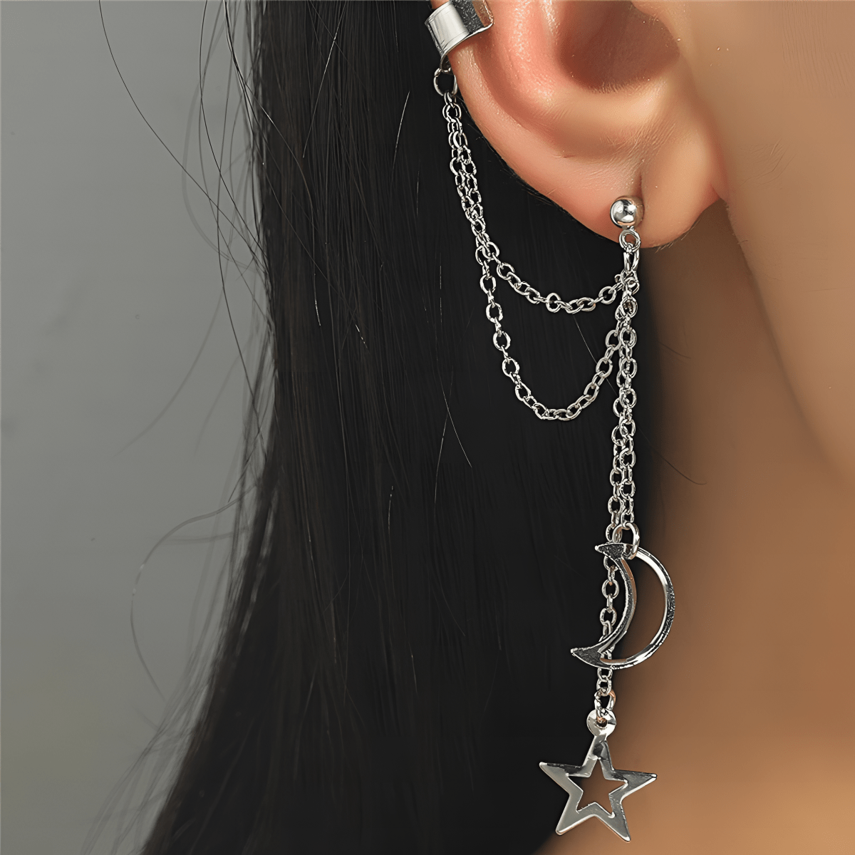 Pair High Quality Korean Style Ear Cuff Style Elegant Stylish Fashionable Jewelry - Hanaya Store
