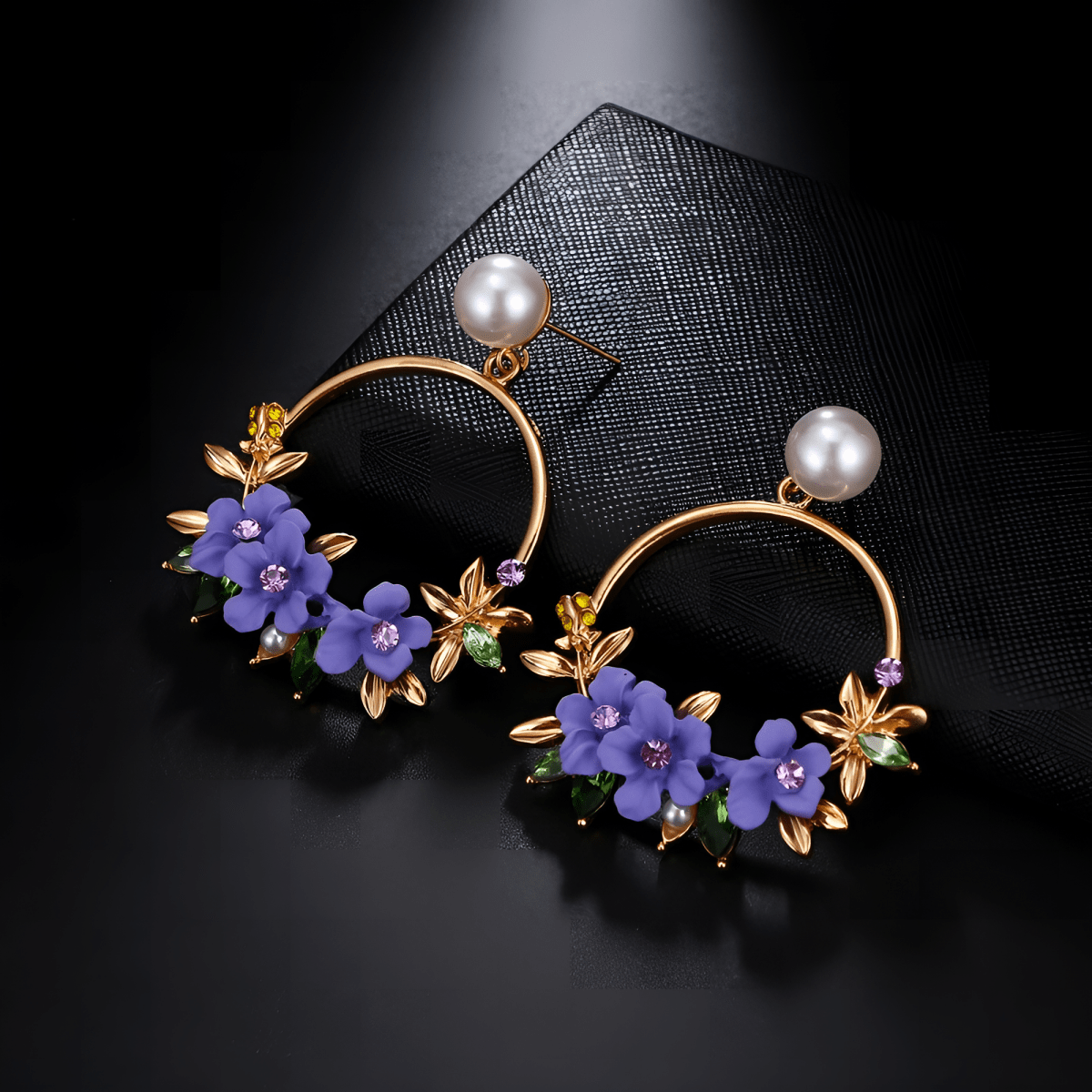 Pearl Drop Hoop Earrings – Classy Stylish & Elegant for Girls - Hanaya Store