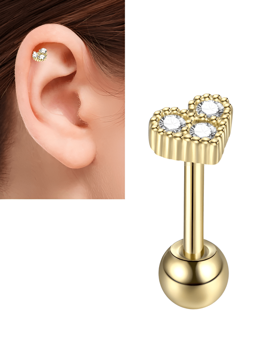 Piercing 1 Piece Cartilage SNUG ORBITAL LOBE Helix Stud DAITH Ear Piercing Plug ROOK TRAGUS HELIX Steel Earring - Hanaya Store