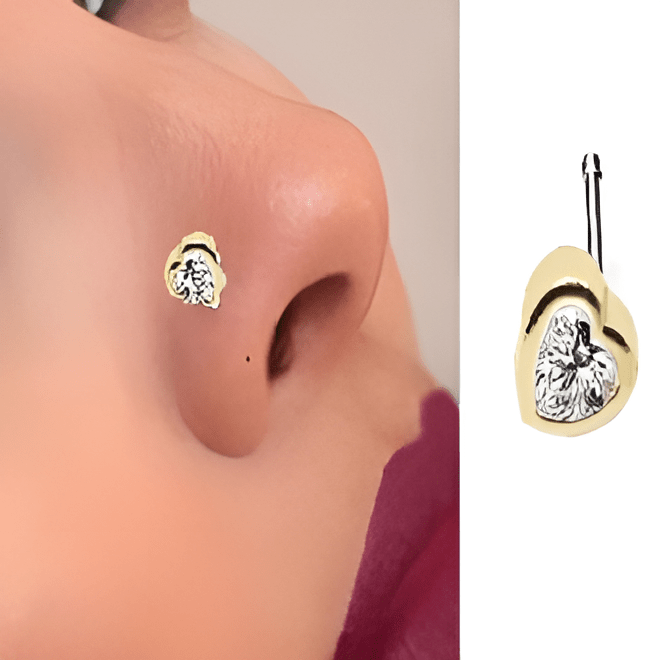 Piercing Thin Nose Pin Elegant Nose Ring for Nostril Body Piercing Jewelry - Hanaya Store