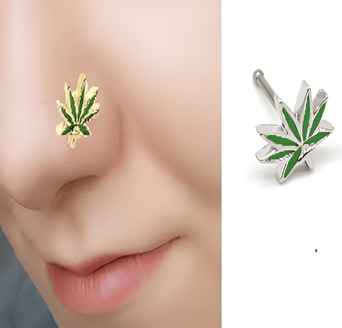 Piercing Thin Nose Pin Nostril Ring Elegant Body Piercing Jewelry - Hanaya Store