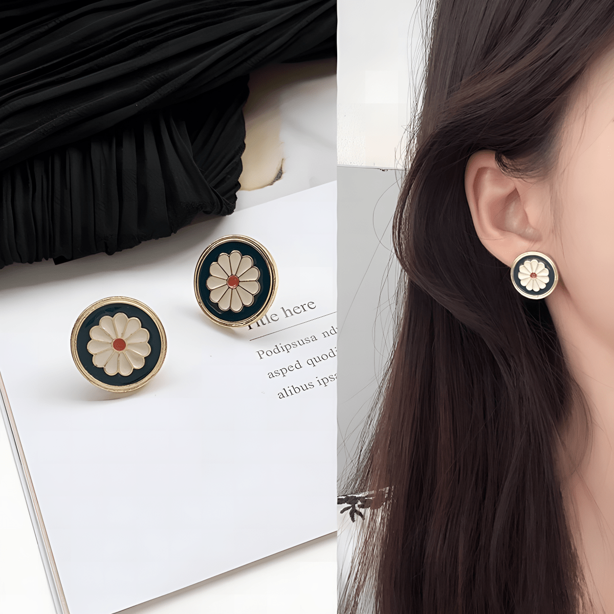 Premium Lightweight Royal Party Trendy Earrings – Earrings Online in Pakistan | Hanaya