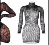 Premium Quality Nightdress Stretch Bodycon Mini Dress Sleepwear Lingerie - image 2