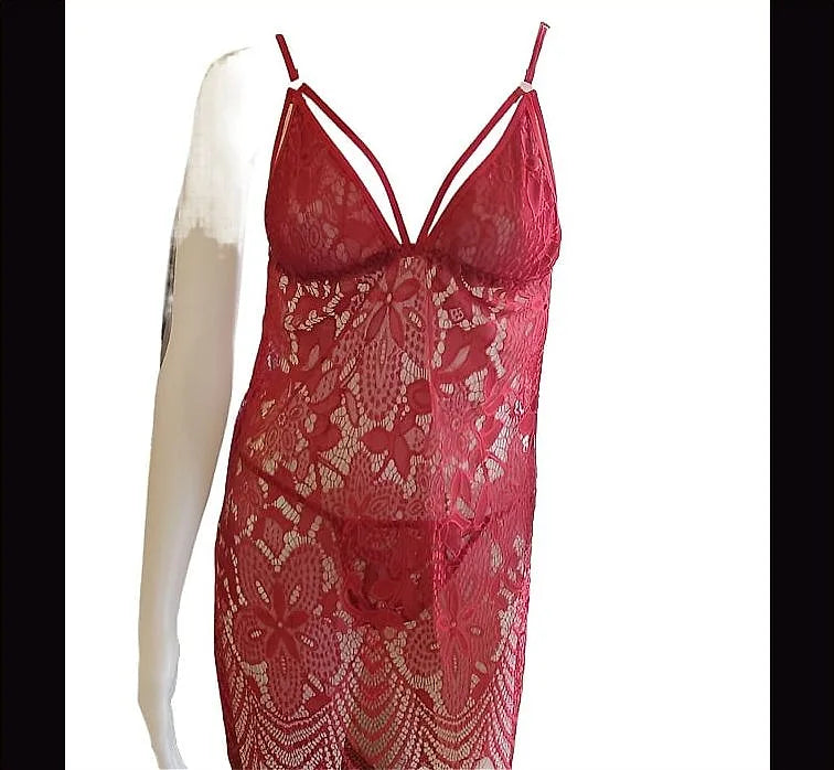 Premium Quality Nightdress Stretch Lingerie Body Con Mini Dress Sleepwear Nightgown Women Clothing for Summer - image 2
