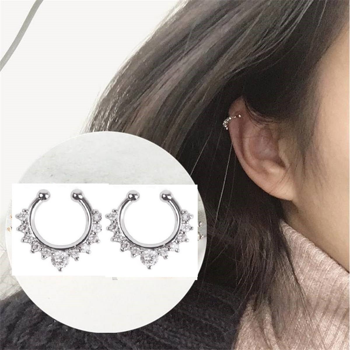 Rhinestone Love Heart Earrings Women Long Jewelry Pom Pom Earring - FREE Gift Box - Hanaya Store