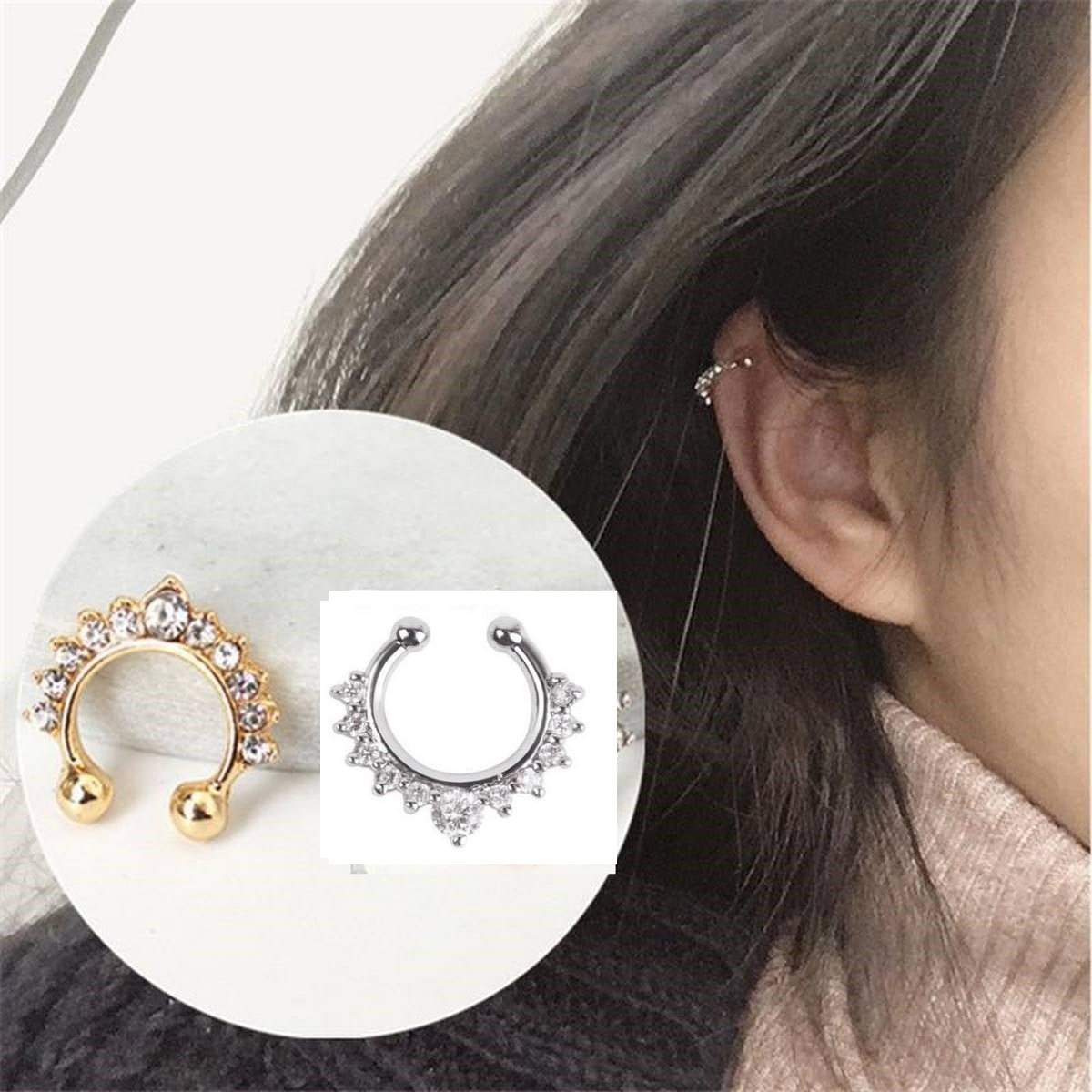 Rhinestone Love Heart Earrings Women Long Jewelry Pom Pom Earring - FREE Gift Box - Hanaya Store