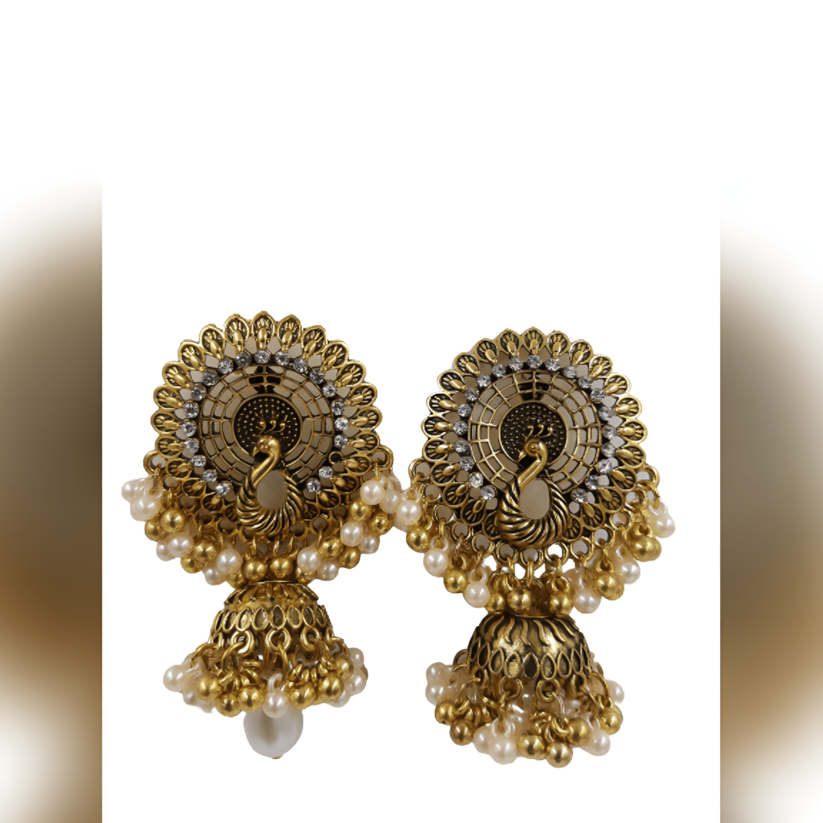 Royal Classy Elegant Tassel Jhumka Stylish Earring – Close Up – Earrings | Hanaya Pakistan