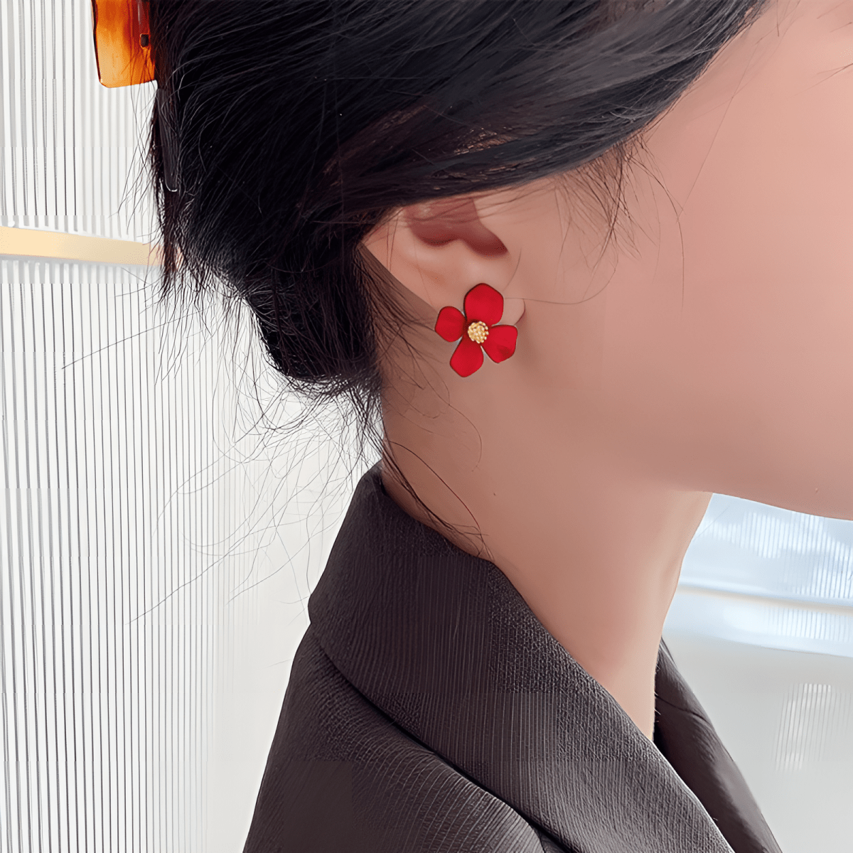Small High Quality Korean Style Elegant Stylish Earring - Hanaya Store